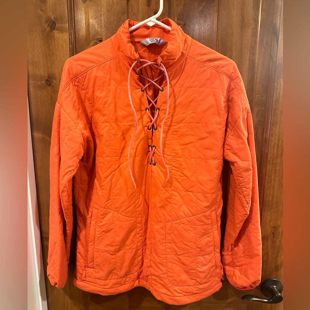 Lace up insulated top